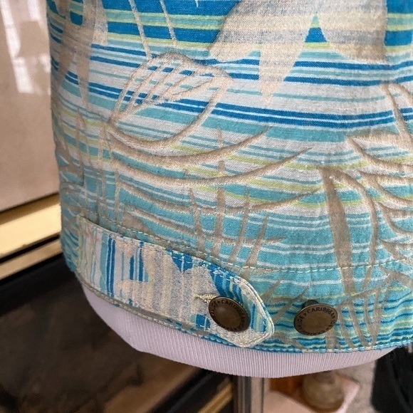 Caribbean Joe Floral Tropical Jacket Sz. M - Picture 10 of 14